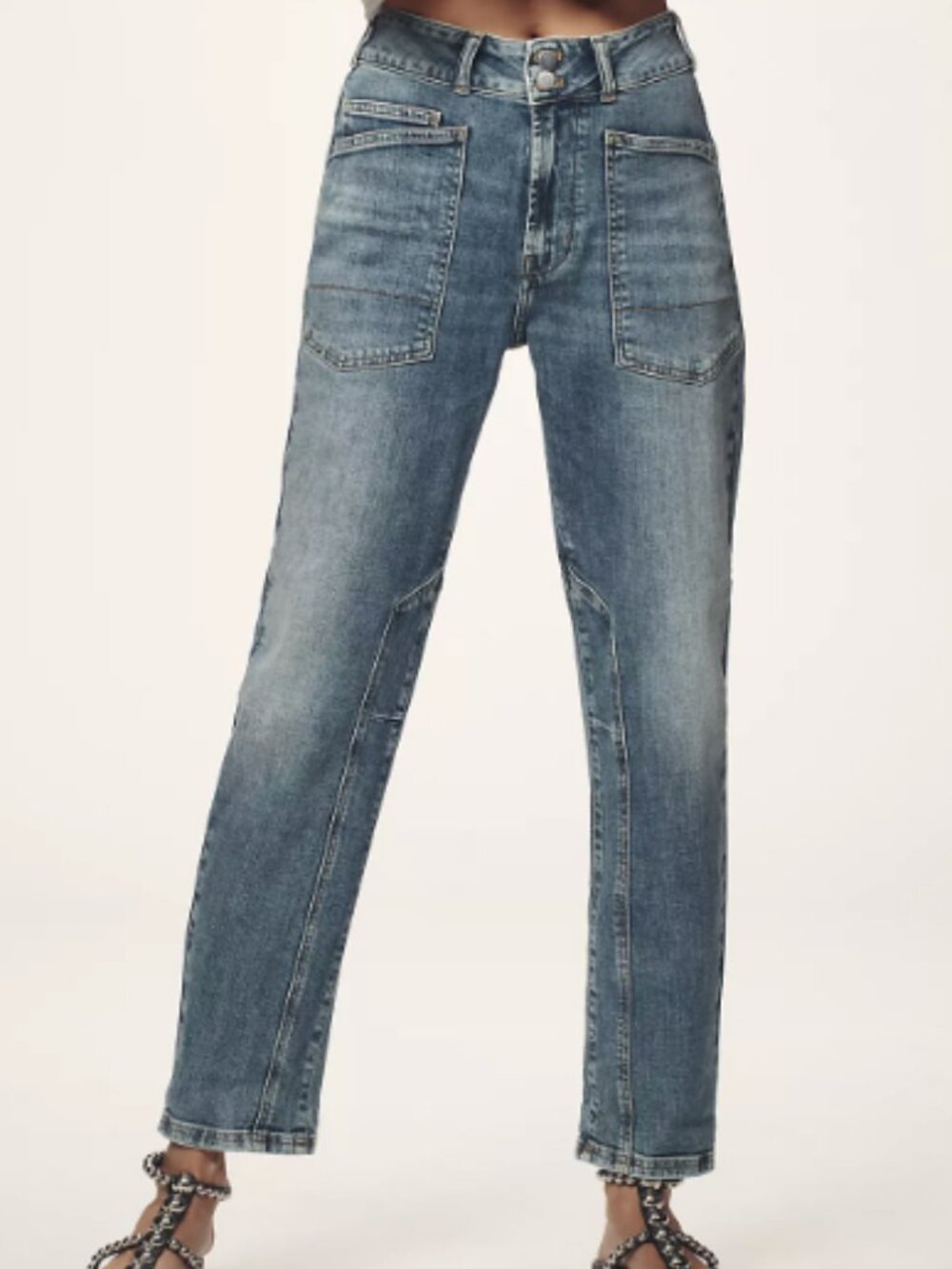 *NWT* Anthropologie "The Wanderer" Mid-Rise Relaxed Jeans by Pilcro | Size 32 - Picture 13 of 14